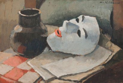 Maurice ASSELIN (1882 - 1947) Maurice ASSELIN (1882 - 1947)

Le masque blanc 

Huile...