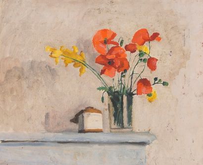 Maurice ASSELIN (1882 - 1947) Maurice ASSELIN (1882 - 1947)

Nature morte aux coquelicot

Huile...