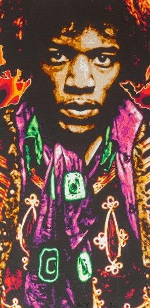 null Coco ZANVIT
Hendrix , 2009
Acrylique sur toile
Signée en bas au milieu. Contresigné,...