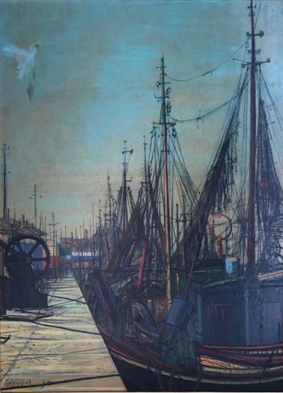 null Jean CARZOU (1907-2000)

Port, 1956

Huile sur toile 

Signée et datée

74 x...