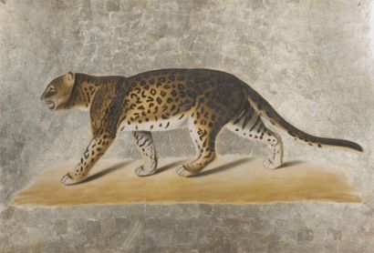 null Ecole Indochinoise moderne

Le jaguar et un fauve

Paire de panneaux de laque...