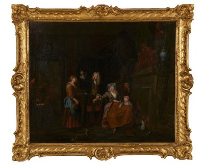 null Jan Josef Horremans (1682-1759)

Ecole Hollandaise

2 tableaux formant pendant

La...