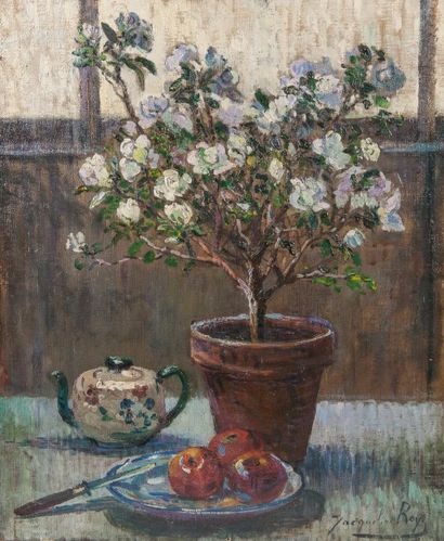 null Jacqueline Roy

Nature morte aux pommes

Toile, signée en bas à droite

73 x...