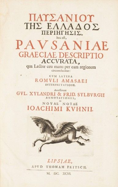 null [Pausanias]. ??? ??????? ??????????, hoc est Pavsaniae Graeciae descriptio accvrata......