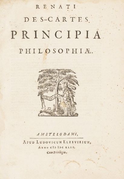 null René Descartes. Renati Des-Cartes principia philosophiæ. Amsterdam, apud Ludovicum...