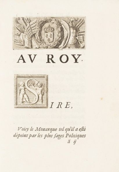 null R. P. Jean François Senault. Le monarque, ou les devoirs du souverain. A Paris,...