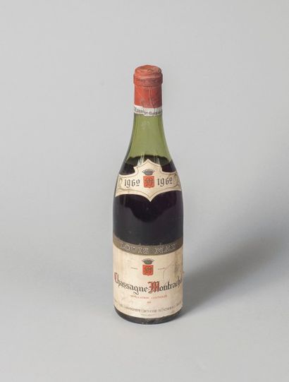 null 1 bouteille de Chassagne Montrachet 1962 Louis Max, niveau : 5,5 cm, étiquette...