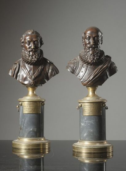 null TRAVAIL FRANÇAIS, fin du XVIIIe siècle

Henri IV et Sully

Paire de bustes en...