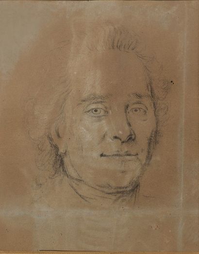 null MAURICE QUENTIN DE LA TOUR (1704-1788) 

Esquisse pour le célèbre portrait du...