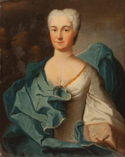 null Ecole FRANCAISE vers 1740

Portrait de femme à la robe bleue

Toile

81 x 65...