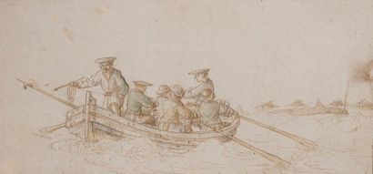 null Attribué à Hendrick van AVERCAMP

(1585 – vers 1663)

Les pêcheurs de baleine

Plume...