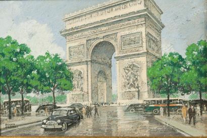 null Roger BRODERS 

(Paris 1883 - 1957)

Vue de l’arc de triomphe

Isorel

33 x...