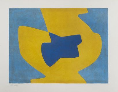 null Serge POLIAKOFF (1906-1969)

Composition jaune et bleue

Lithographie sur papier

Porte...