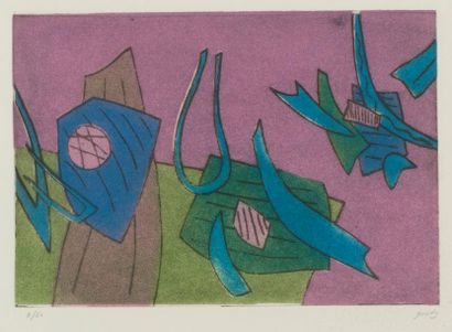 null Henri GOETZ (1909-1989)

Abstraction

Eau forte, signée en bas à droite et justifiée...