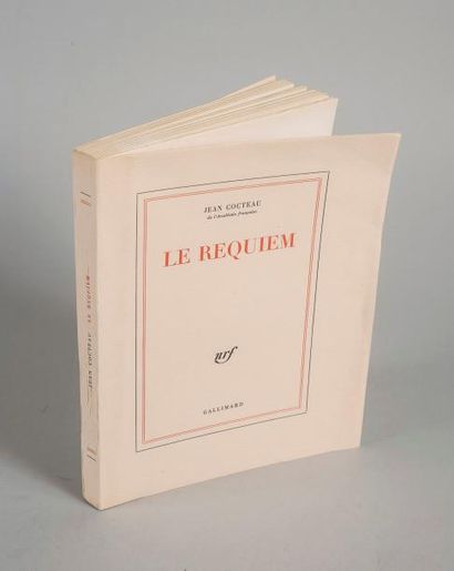 COCTEAU. Jean. Le requiem. Paris, Gallimard,...