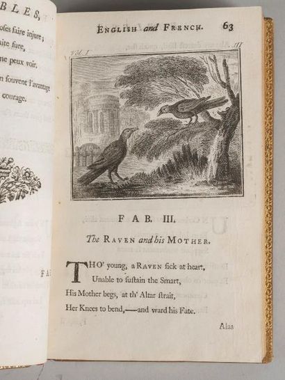  FAERNE. Gabriel. Fables, English and French Verse. Londres, Claude du Bosc, 1741....