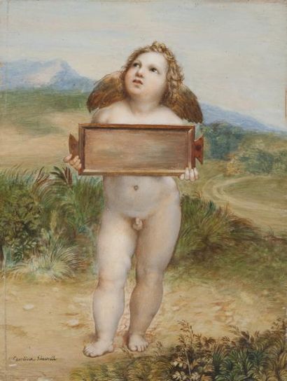 Carolina GRASSELLI (Rome 1803 - ? ) 
Un ange...