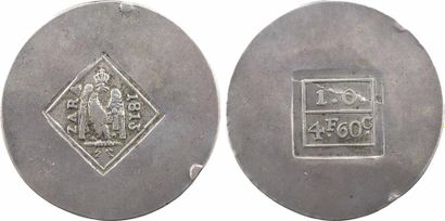 null Dalmatie (Croatie), siège de Zara, une once (4 francs 60 centimes), 1813

Contremarque...