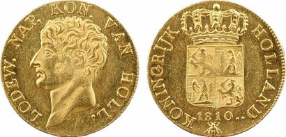 null Hollande (royaume de), Louis Napoléon, ducat 2e type, 1810 Utrecht

A/LODEW....