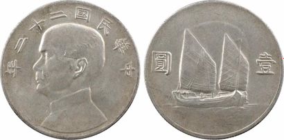 null Chine (République soviétique de), dollar, An 22 (1933)

A/Caractères chinois

Buste...