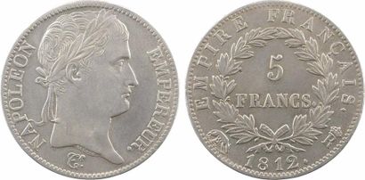 null France, Premier Empire, 5 francs Empire, 1812 Rome

A/NAPOLEON - EMPEREUR.

Tête...