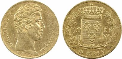 null France, Charles X, 20 francs, 1826 Perpignan

A/CHARLES X - ROI DE FRANCE.

Tête...