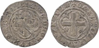 null Savoie (duché de), Amédée VIII, demi-gros chablaisien, s.d. (1416-1440) Nyon

A/+...