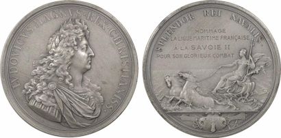 null Louis XIV, hommage de la Ligue Maritime au cargo La Savoie II, s.d. (c.1918)...