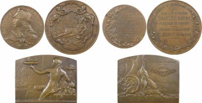 null Gastronomie et banquets : lot 3 médailles, 1893-1920 Paris

SUP

Bronze

Diam....