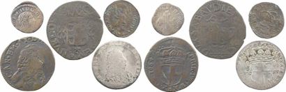 null Savoie (duché de), Charles-Emmanuel I/II/III, lot de 5 monnaies

TB

Billon

Diam....