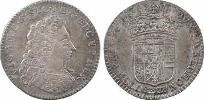 null Savoie (duché de), Victor Amédée II, Roi de Sicile, lire 2e type (20 sous),...