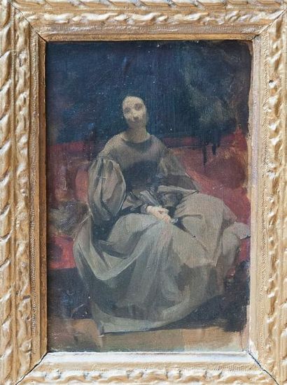 null Ecole française du XIXe siècle

Femme assise

Esquisse, huile sur papier marouflé...