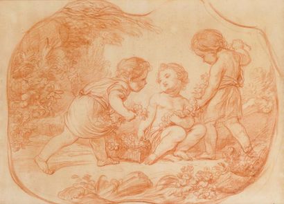 null Ecole FRANCAISE du XIXème siècle

Putti aux fleurs

Sanguine

33,5 x 46 cm