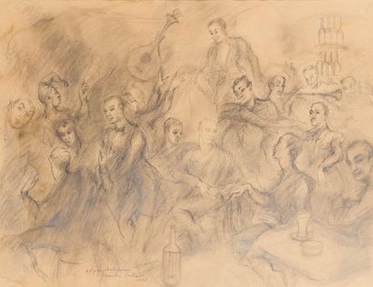 null EDGAR LEMOINE BOHLMAN (1902-?)

Scène de fête à Coimbra, Portugal

Crayon, signé...
