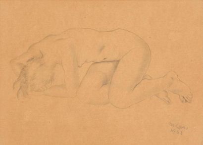 null MARIETTE LYDIS (1887-1970) 

Nu féminin 

Crayon. 

27 x 19 cm