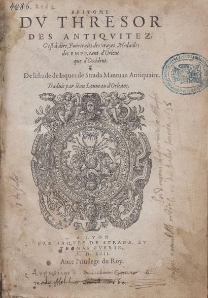 null STRADA (Jacopo), 1553. 

EPITOME DU THRESOR DES ANTIQUITEZ

Pourtraits des vrayes...