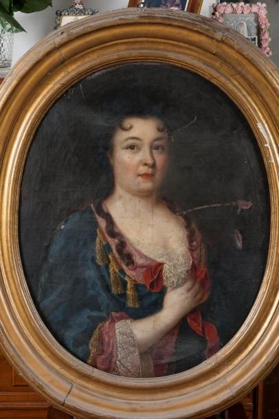 null Ecole française, début du XVIIIe siècle

PORTRAIT DE DAME

DE QUALITE

Figurée...