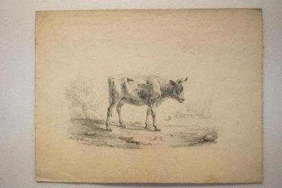 null Jean-Baptiste MÜNTZBERGER (1794-1878) 

Etudes d'animaux 

Huit dessins au crayon...