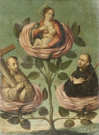 null Ecole FRANCAISE du XVIIème siècle

La Vierge à la rose

Cuivre ?

22,5 x 17,5...