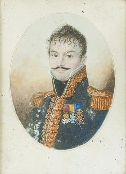 null Denis Huguenot FRIBOURG 

(Paris vers 1780 – après 1833) 

Portrait d’André...