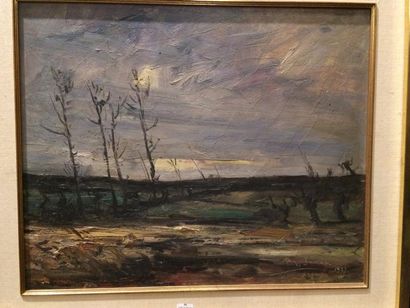 null Armand JAMAR (1870-1946)

Paysage, la vallée de la Woluwe en Belgique

Panneau,...