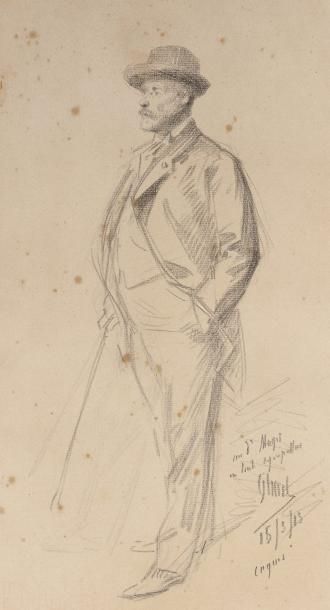 null Jules CHERET (1836-1932)

Paire de portraits représentant le docteur Maget et...