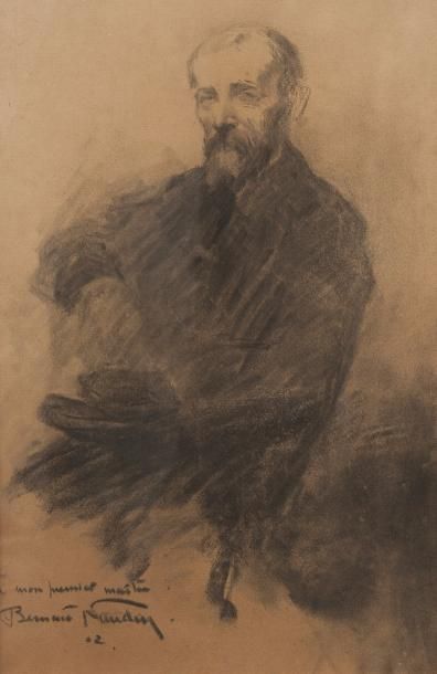 null Bernard NAUDIN (1876-1946)

Portrait presumé de Léon Bonnat.

Crayon et fusain...