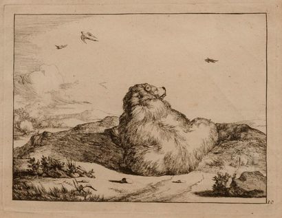 null ADRIEN VAN DE VELDE (1636 – 1672)

Brebis et son petit

Eau-forte.

7 x 9, 2...