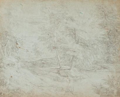 null Lot de deux dessins

ATTRIBUE A FRANÇOIS NOBLESSE (1652 – 1730)

Paysage au...