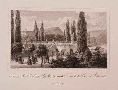 null Album de Creuznach et de ses environs. Frankfurt. Carl Jugel. 1853. 1 volume...