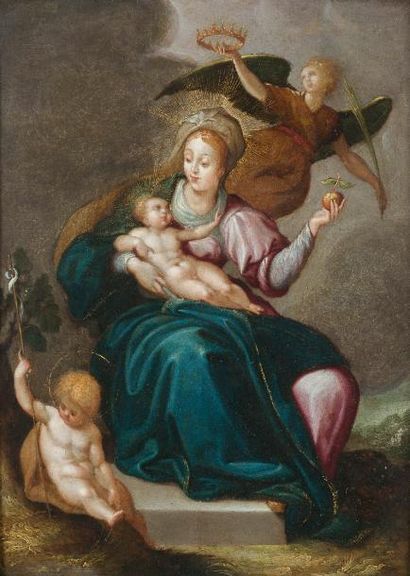 null THOMAS WILLEBOIRTS (1614-1654)

Vierge en majesté

Huile sur cuivre.

28,5 x...