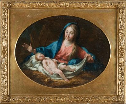 null JEAN-BAPTISTE COSTA

(MORT EN 1767 A RIMINI)

Vierge à l’Enfant

Huile sur toile...