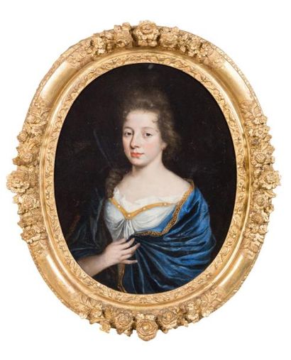 null ATTRIBUE A FRANÇOIS DE TROY

(1645 – 1730)

Portrait de Marie Claire Dubos

Toile...
