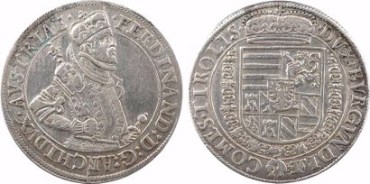 null Autriche (archiduché), Ferdinand II archiduc, thaler (BVRGVNDIÆ), s.d. (c.1560)...